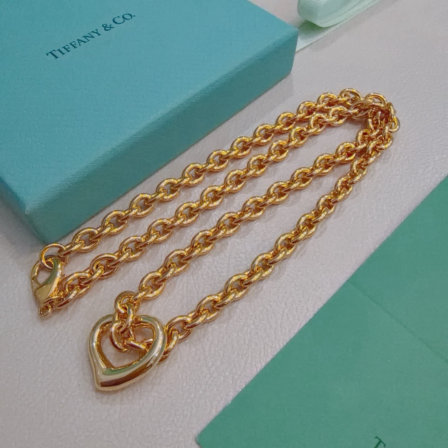 Tiffany & Co. Gold Chain Necklace